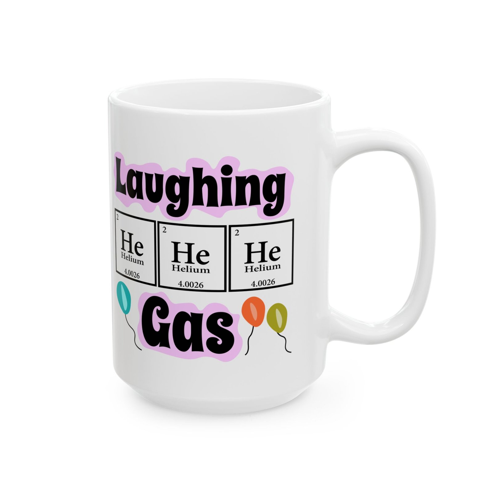 Funny Helium Element Mug - Perfect for Science Lovers and Birthday Celebrations